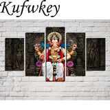 5pcs/set Diamond embroidery Shree Ganesh decoration pictures - KatraBAZAAR